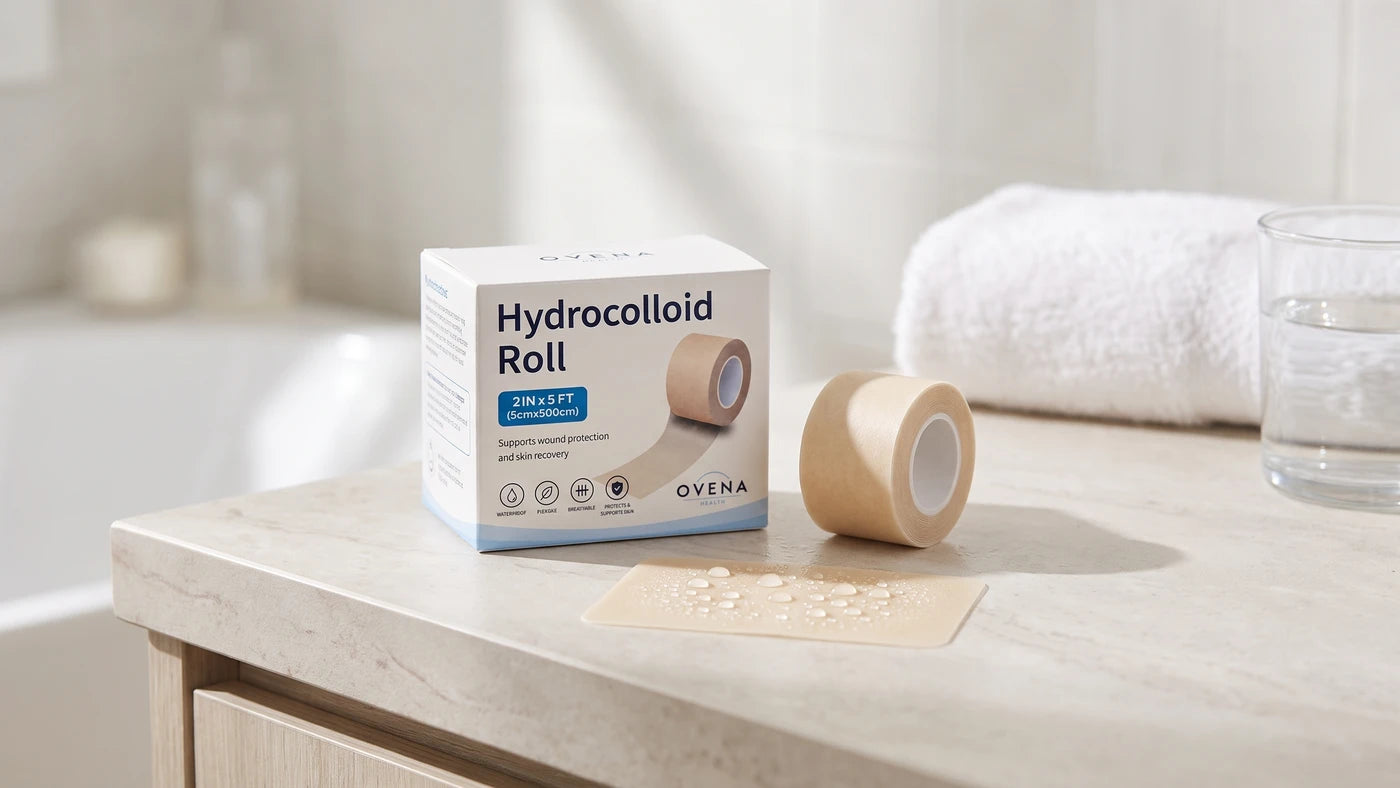 Showering with hydrocolloid, does it stay on?