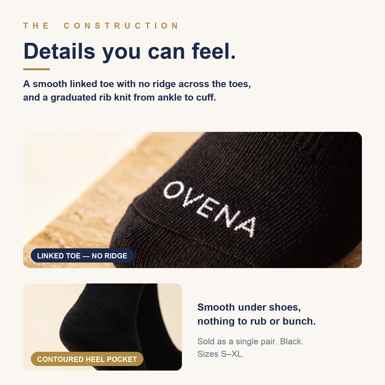 20-30 mmHg Graduated Compression Socks, Knee-High