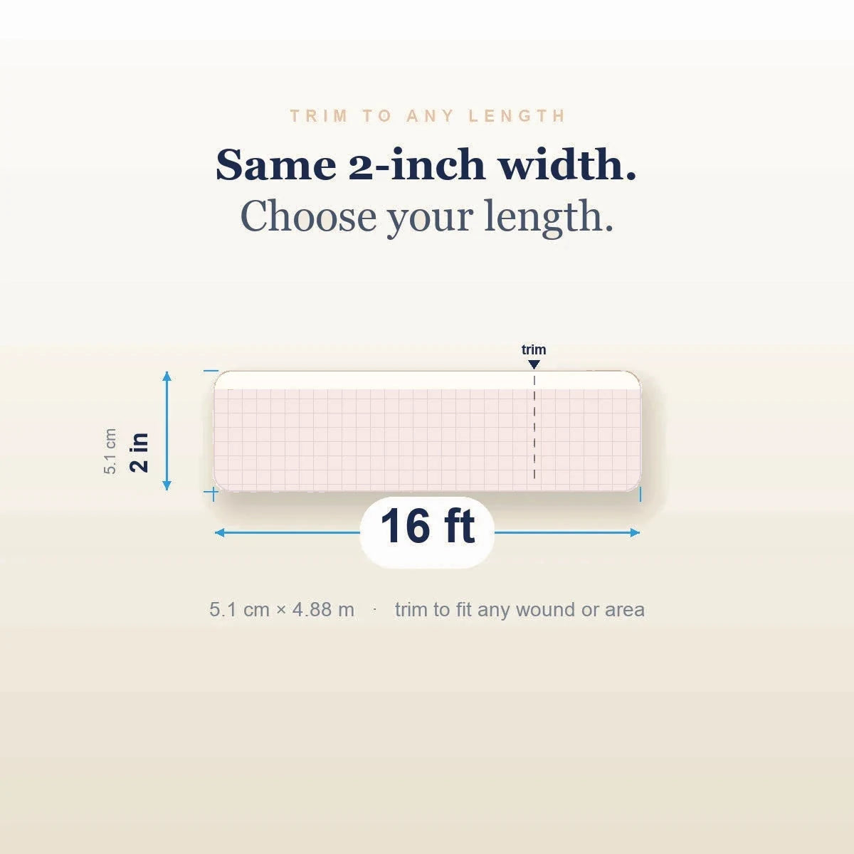 Hydrocolloid Roll, Cut-to-Size