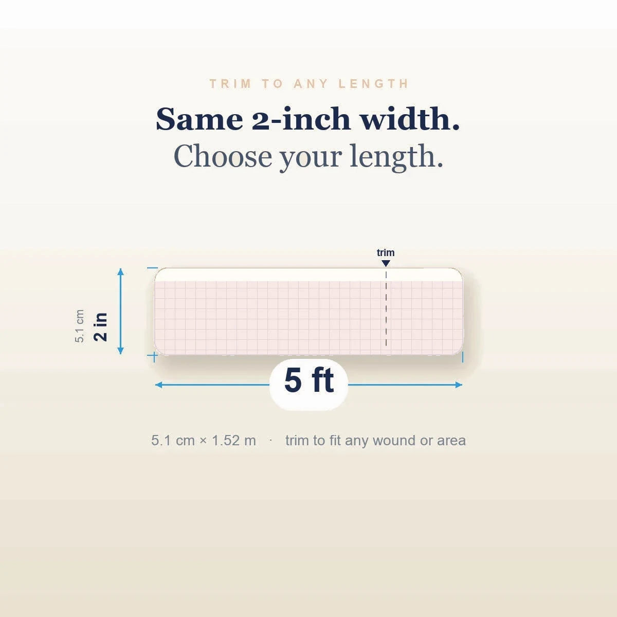 Hydrocolloid Roll, Cut-to-Size